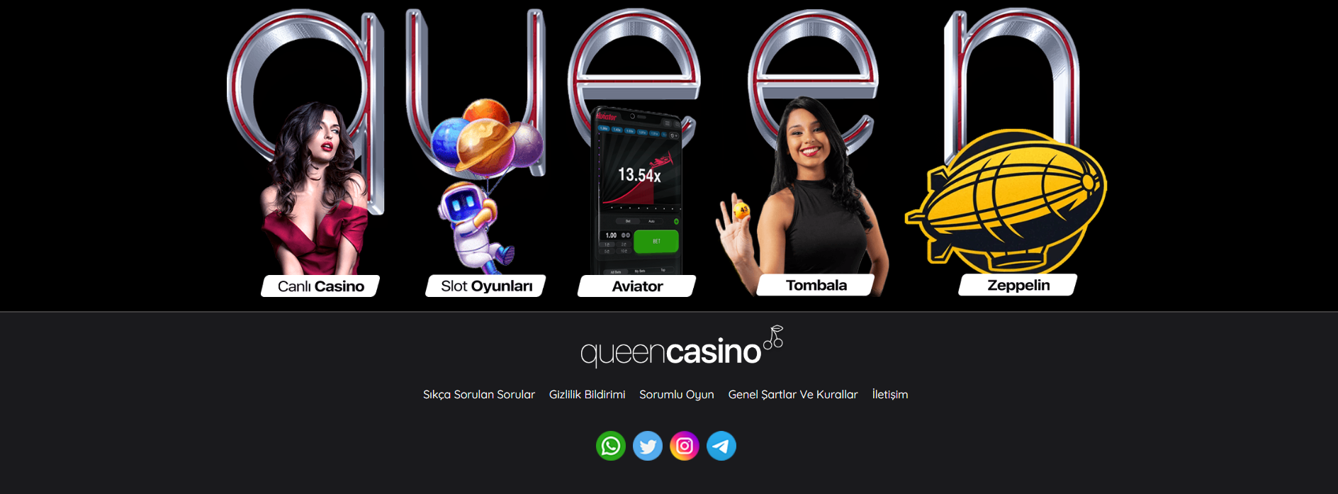 Queencasino Casino Oyunları