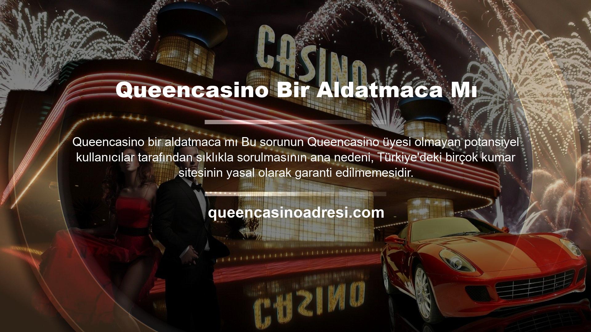 Queencasino web sitesi, yasal olarak garantili birkaç kumar, kumarhane ve slot makinesi sitesinden biridir