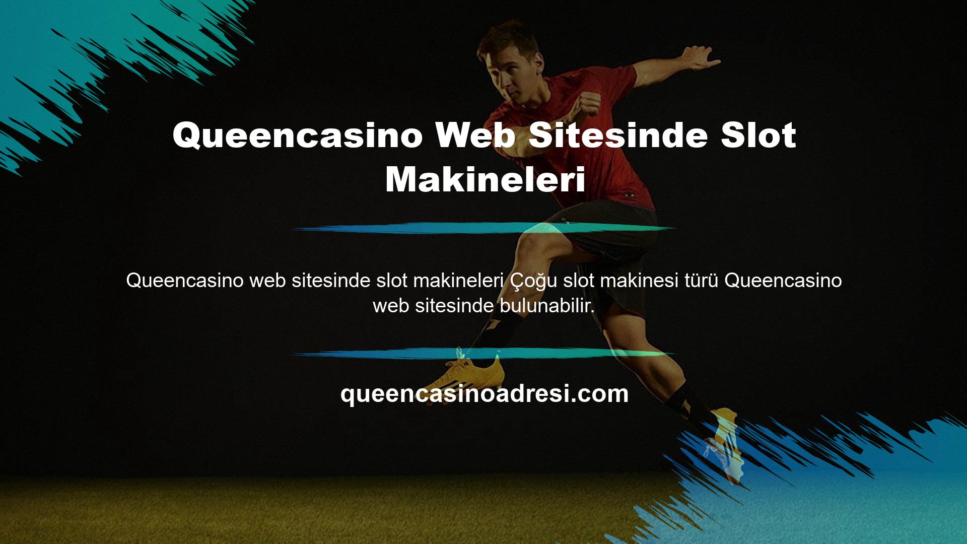 Queencasino Web Sitesinde Slot Makineleri