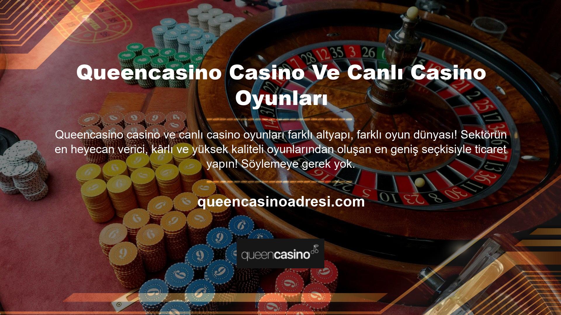 Biz de bu yüzden vakit kaybetmeden Queencasino Casino'nun slot bölümüne göz atmaya karar verdik