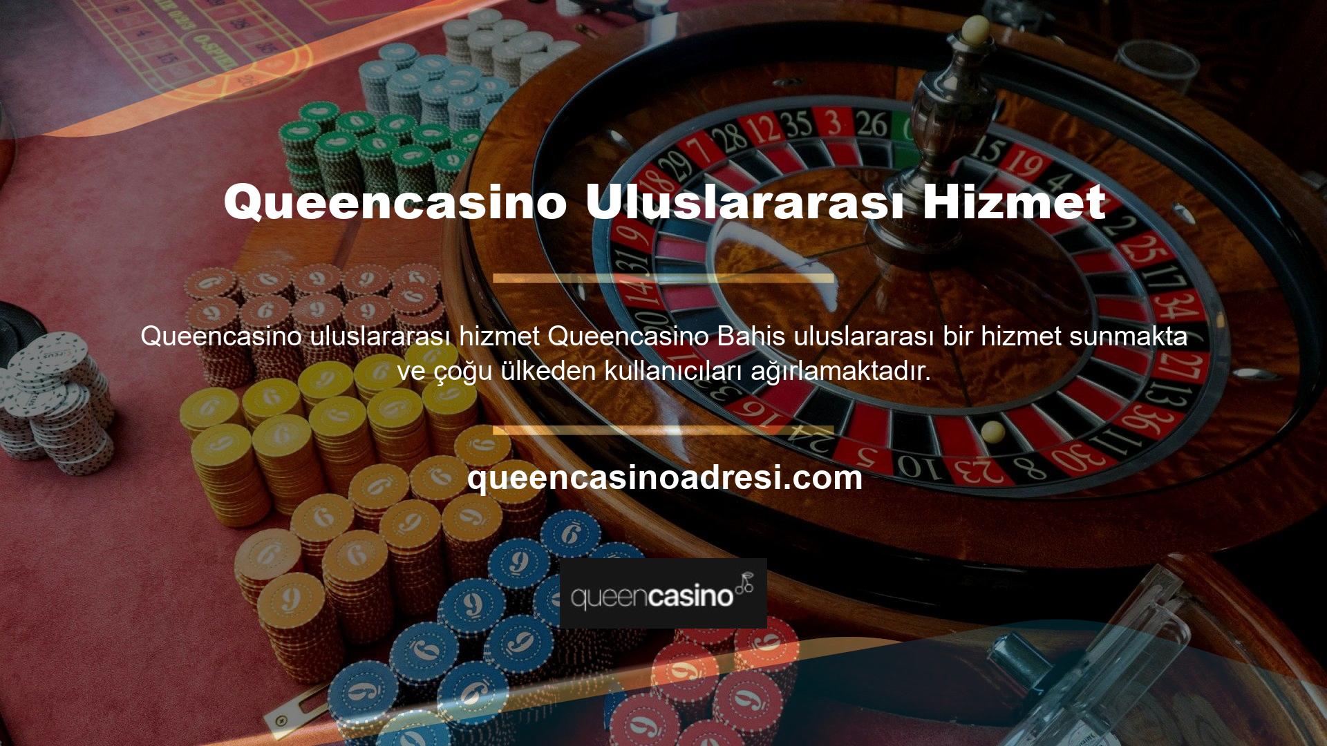 Şirket, şık bir temayla kullanıcıların dikkatini çeken çeşitli oyun seçenekleriyle gerçek bir casino dünyası yaratmıştır