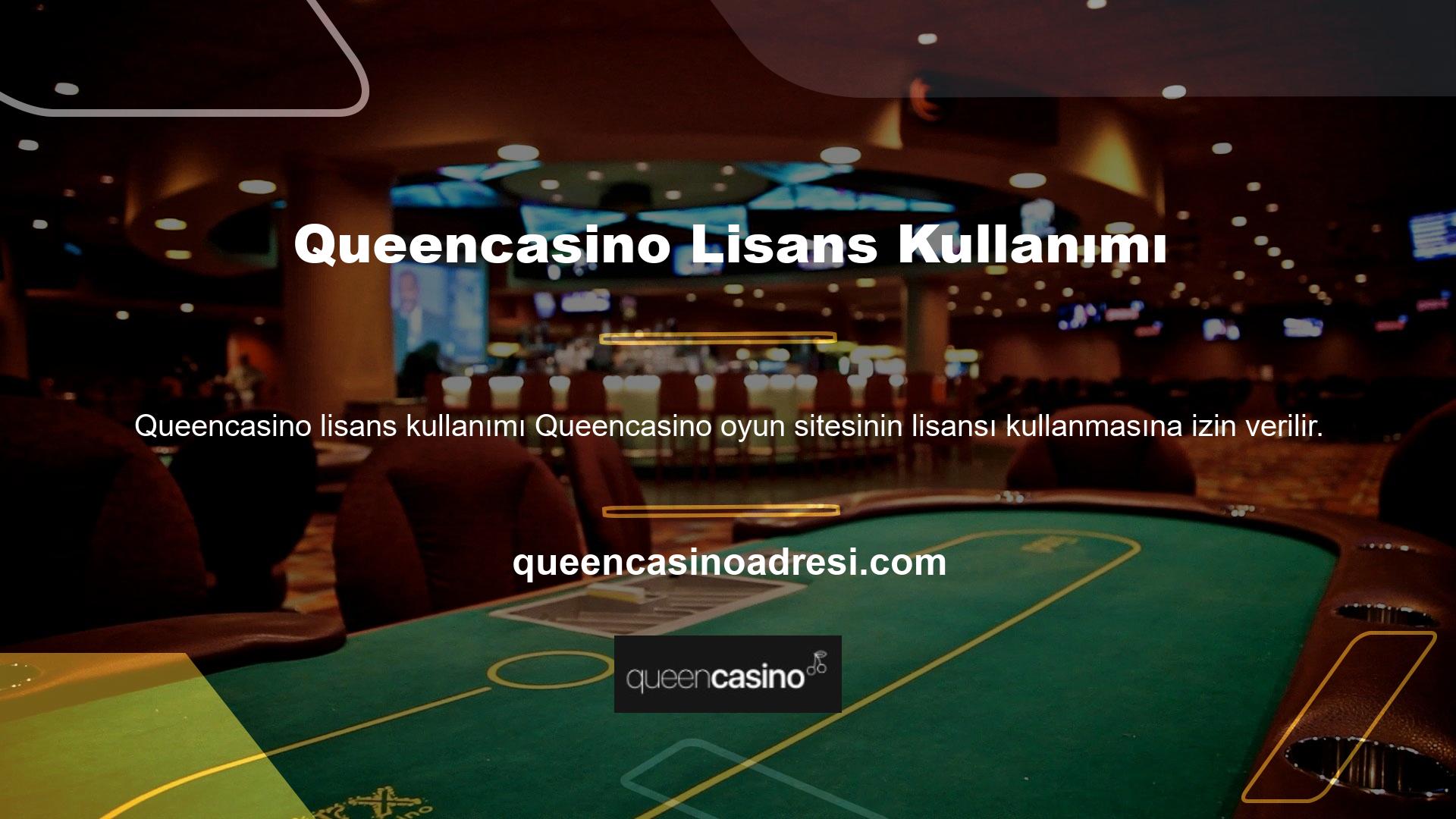 Queencasino bahis lisansı dil için tasarlanmıştır ve sporu seven kişilerin Queencasino web sitesinde güvenilir bahisler yapmalarını sağlar
